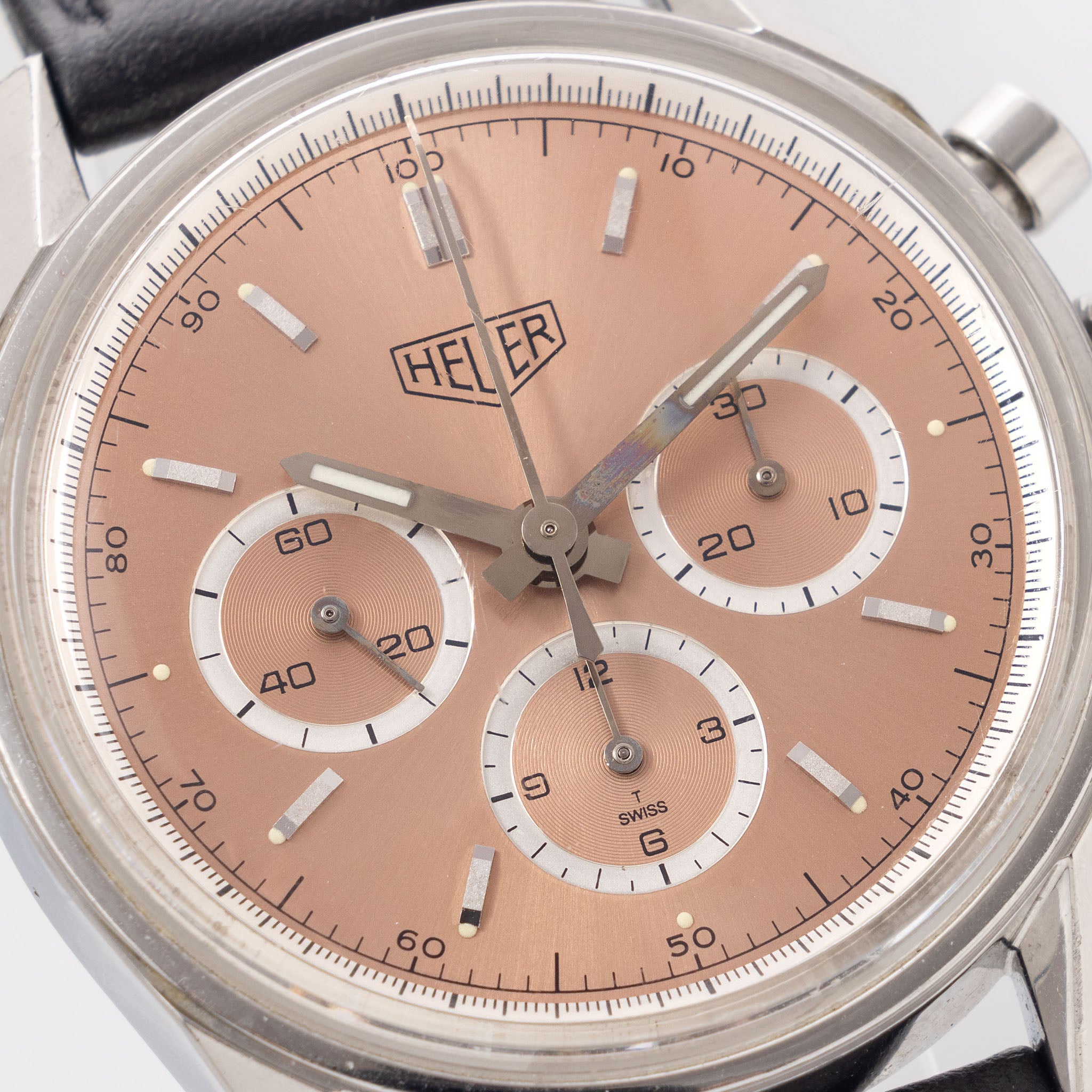 Heuer Carrera Re-edition Salmon Dial Box and Paper Set ref cs3112