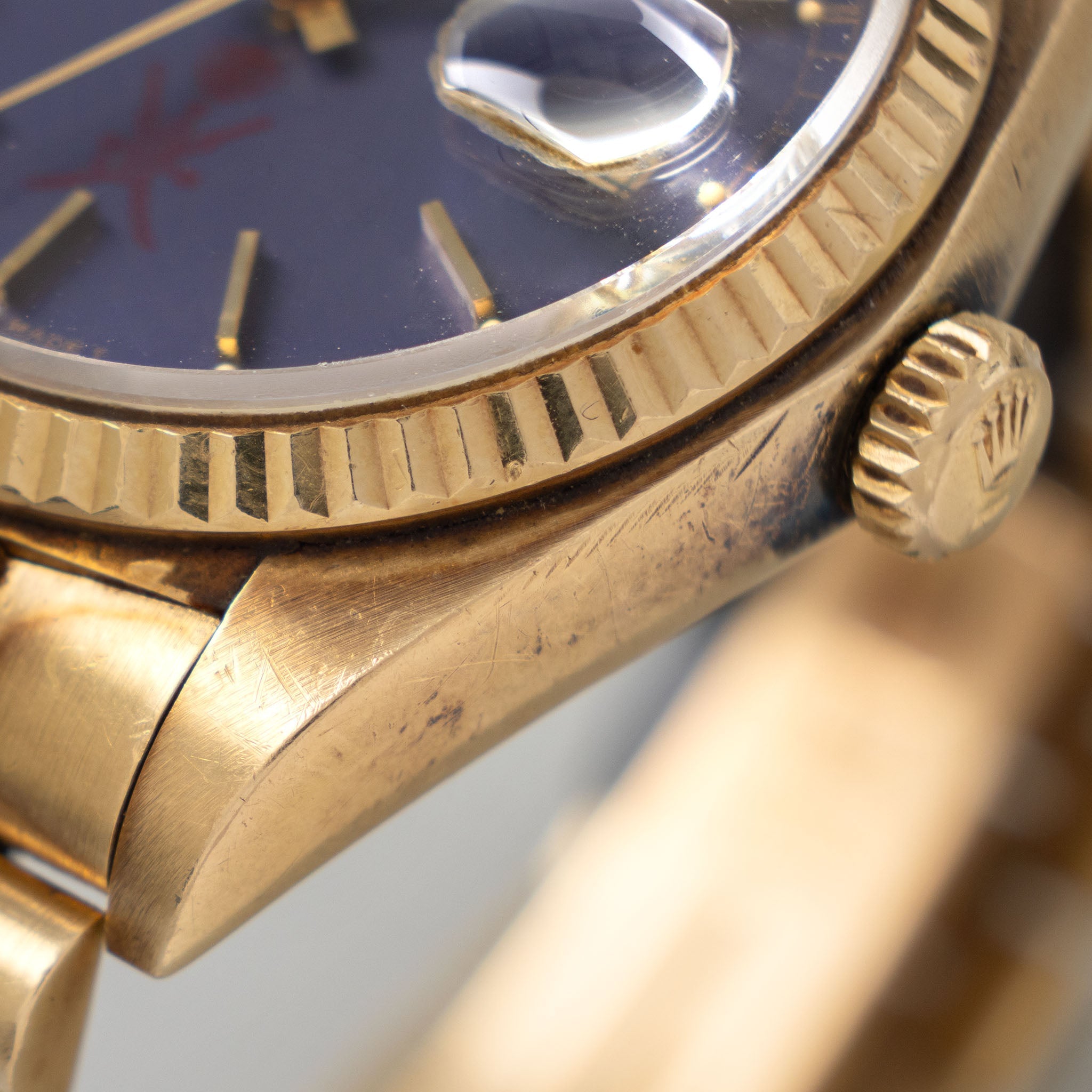 Rolex Day-Date 18038 Purple Khanjar dial from original owner’s family with Provenance