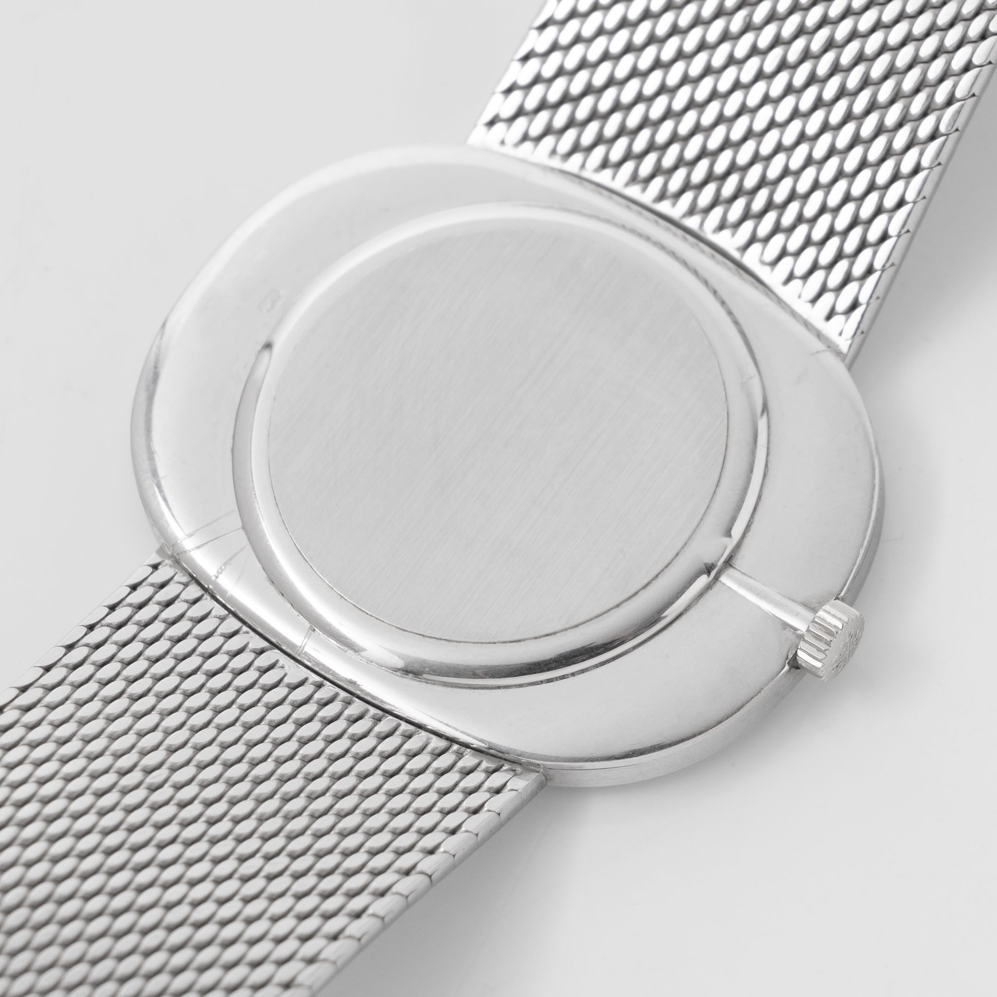 Patek Philippe Golden Ellipse in 18k White Gold ref 3545 Double Signed Beyer Colour Changed Dial “Lightning Bolt “