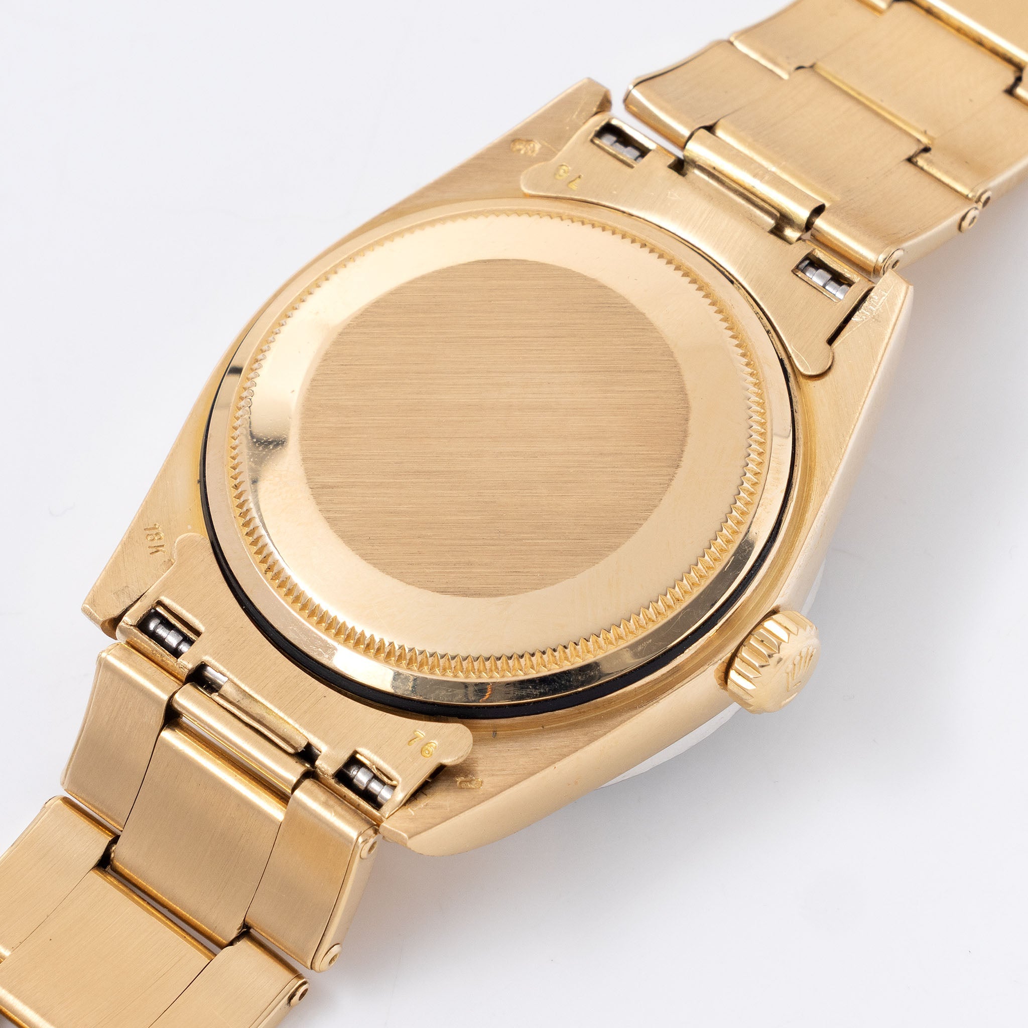 Rolex Day-date Wood Diamond string dial ref 18048 with Original Punched Guarantee Paper