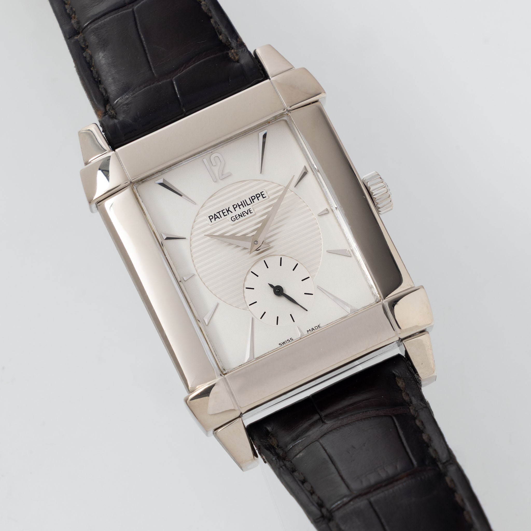 Patek Philippe Gondolo Silver dial in 18 k white gold ref 5111G