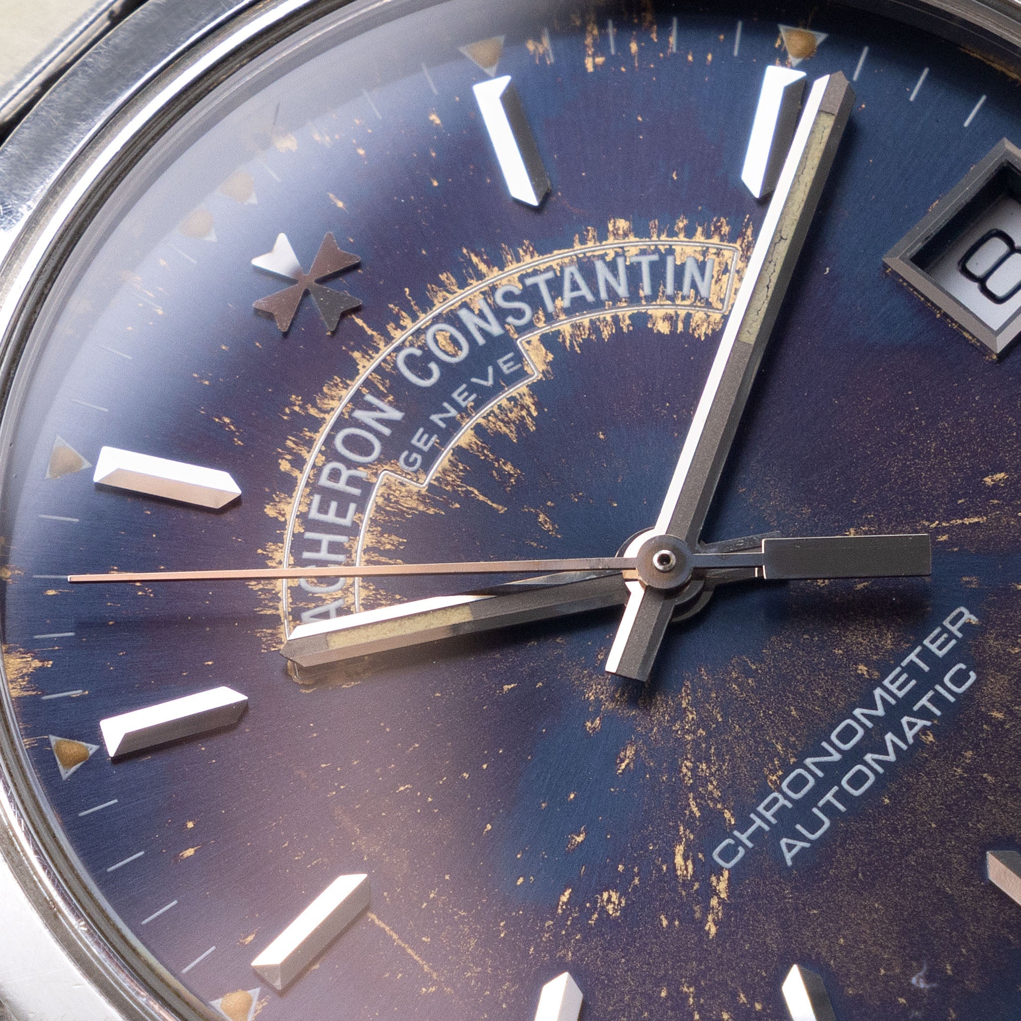 Vacheron Constantin Overseas 42040 Tropical Dial in Steel with Box and Original Guarantee Papers