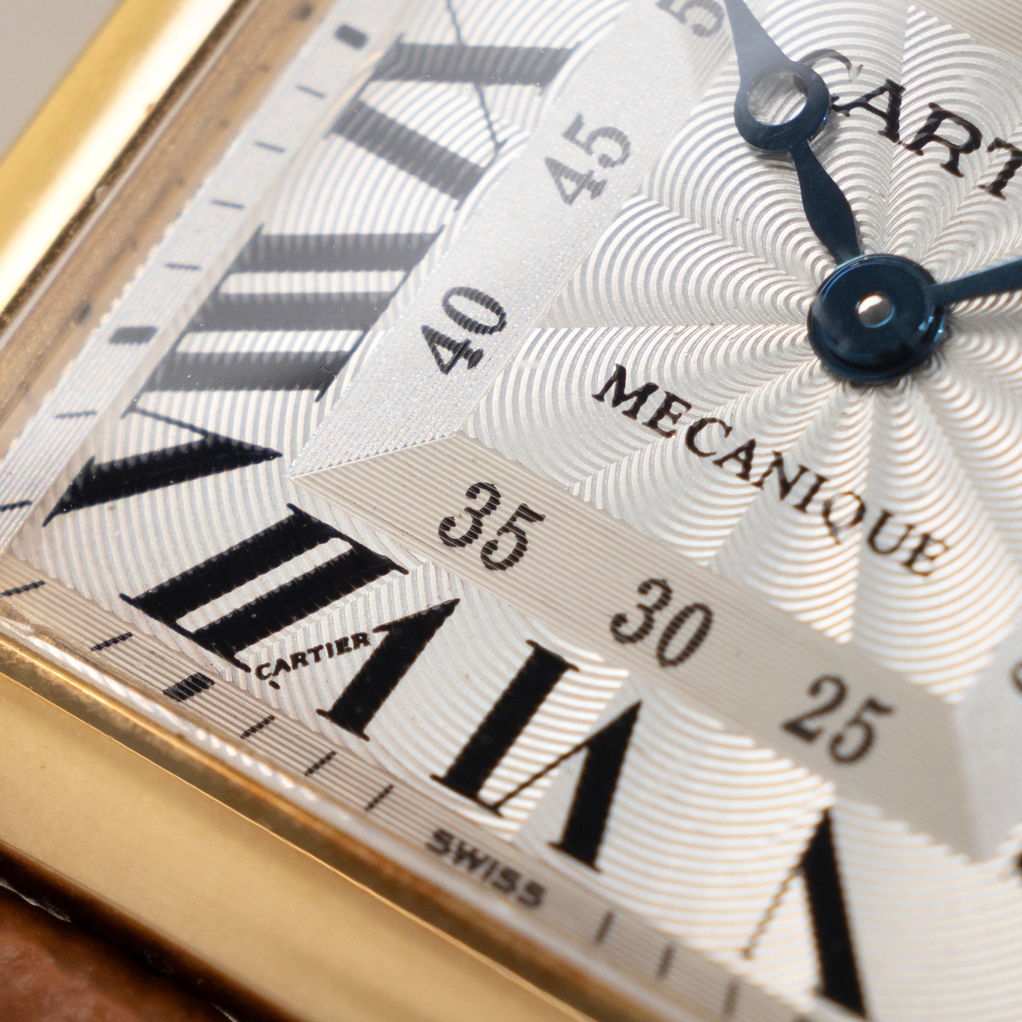 Cartier Tank Obus CPCP in 18 k yellow gold ref 2380