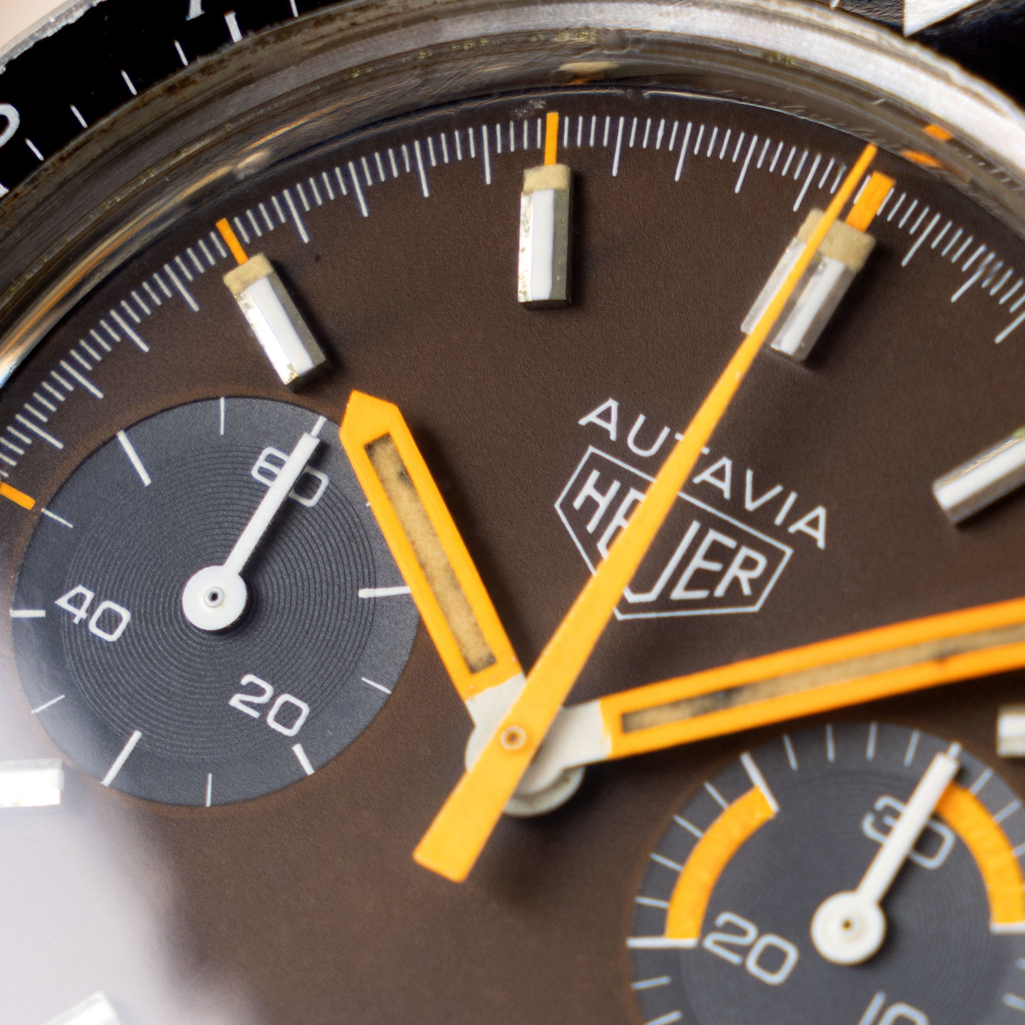 Heuer Autavia Chronograph Tropical Brown Dial ref. 73363