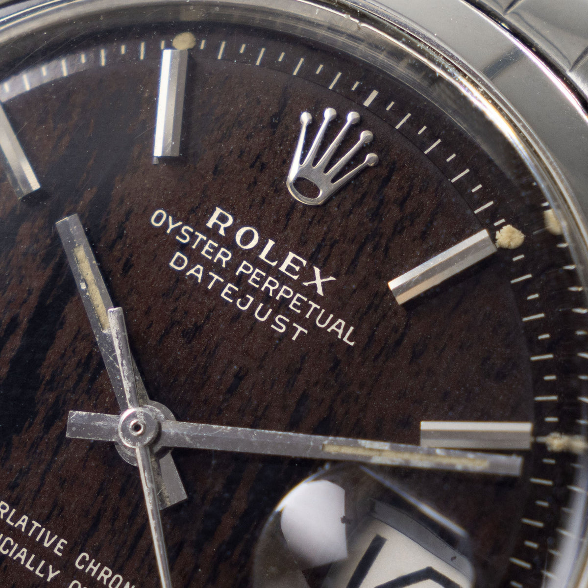 Rolex Datejust 1600 Tropical Gilt Dial with Wood Effect