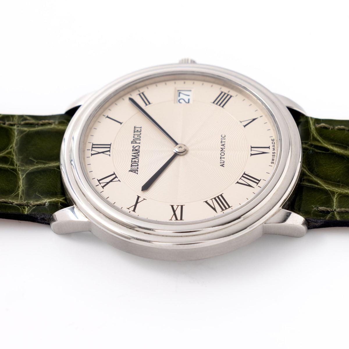 Audemars Piguet 14995ST 120 Years Anniversary Silver Dial Ultra-thin Dresswatch