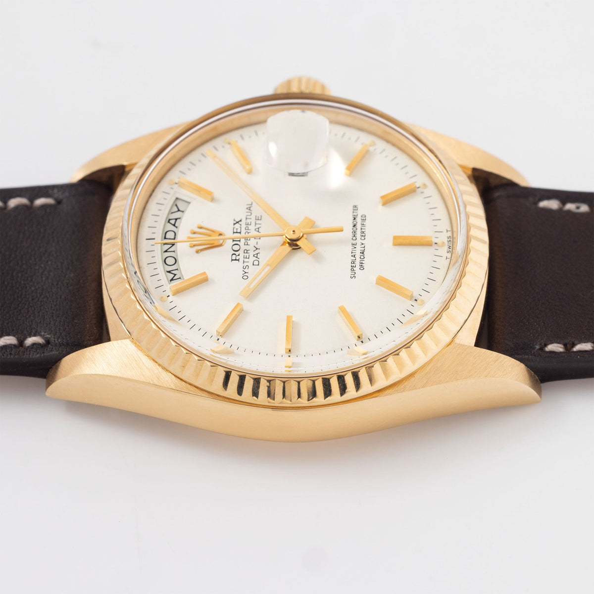 Rolex Day-Date 1803 White Dial in 18k Yellow Gold