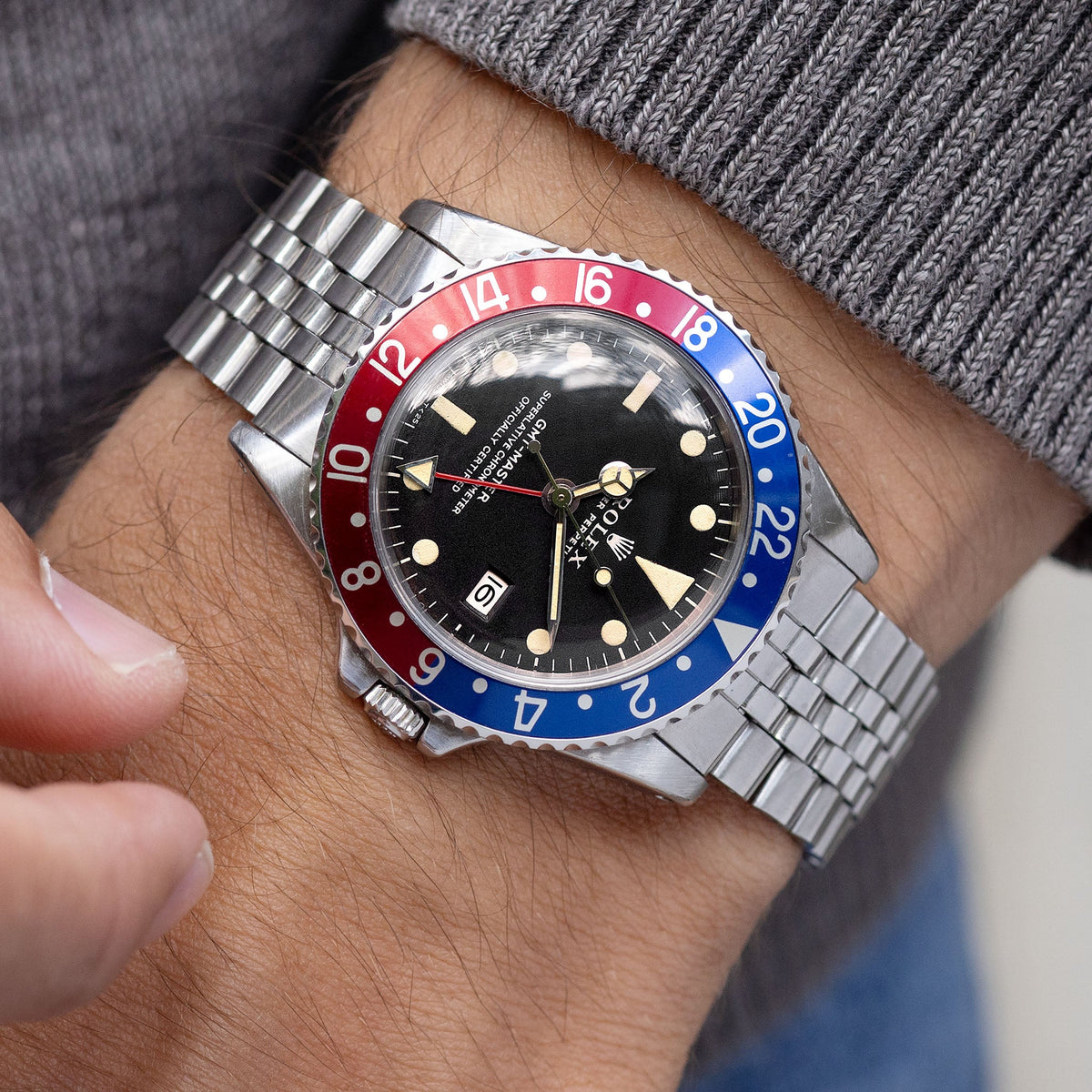 Rolex GMT Master Ref 1675 Long E Mk1 Exceptional Box and Papers Set