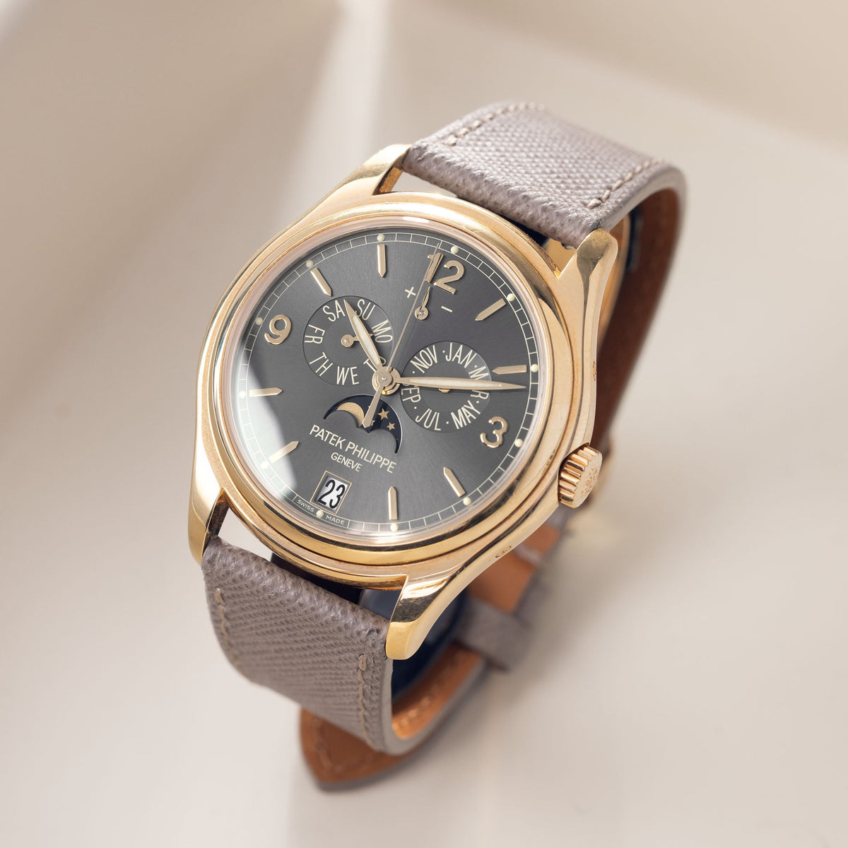 Patek Philippe Annual Calendar 5146J 010 Slate Grey Dial in 18k Yellow Gold