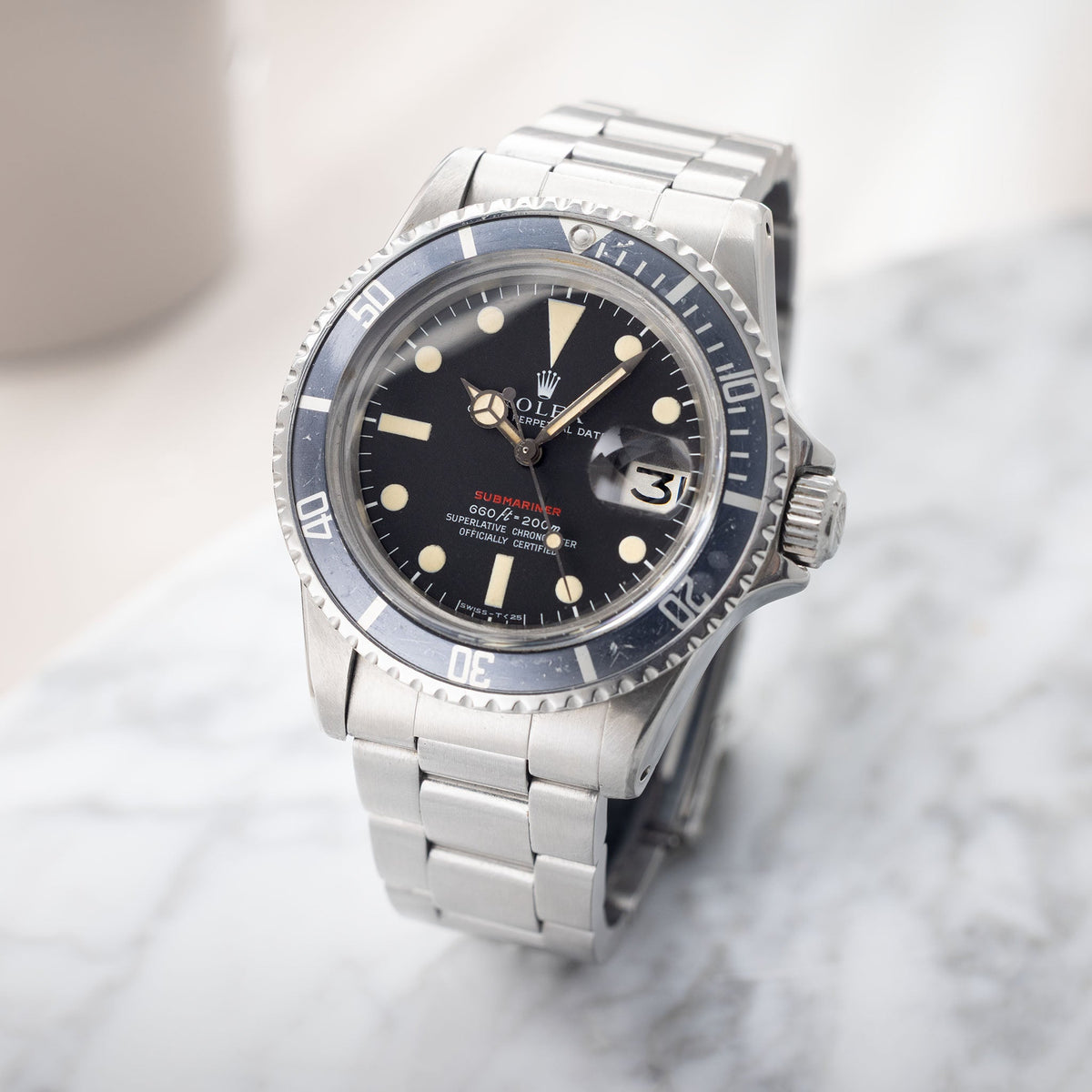 Rolex Submariner mk4 red Dial ref 1680