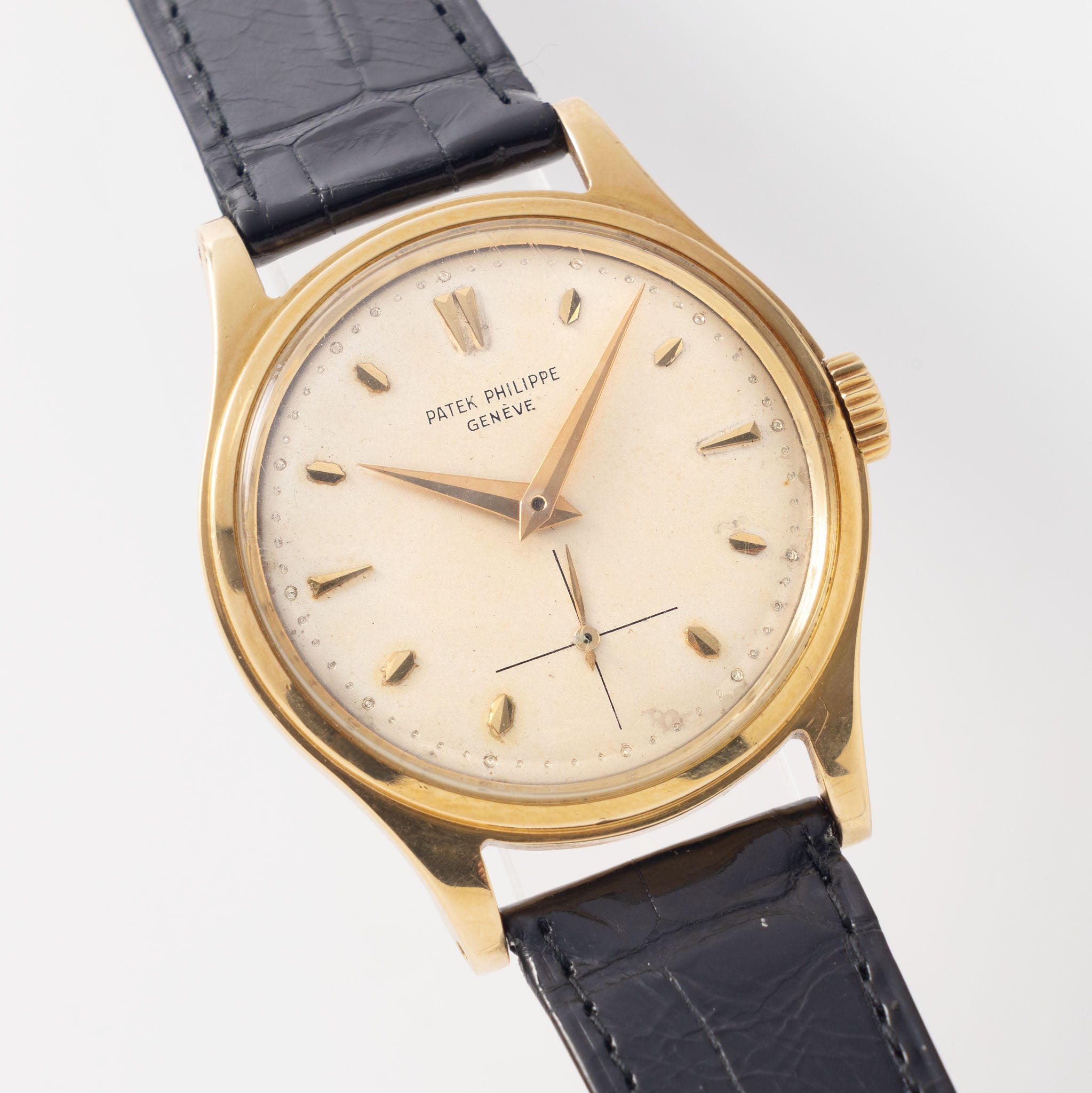 Patek Philippe Calatrava 2509J in 18k yellow gold “Grené-finish dial”