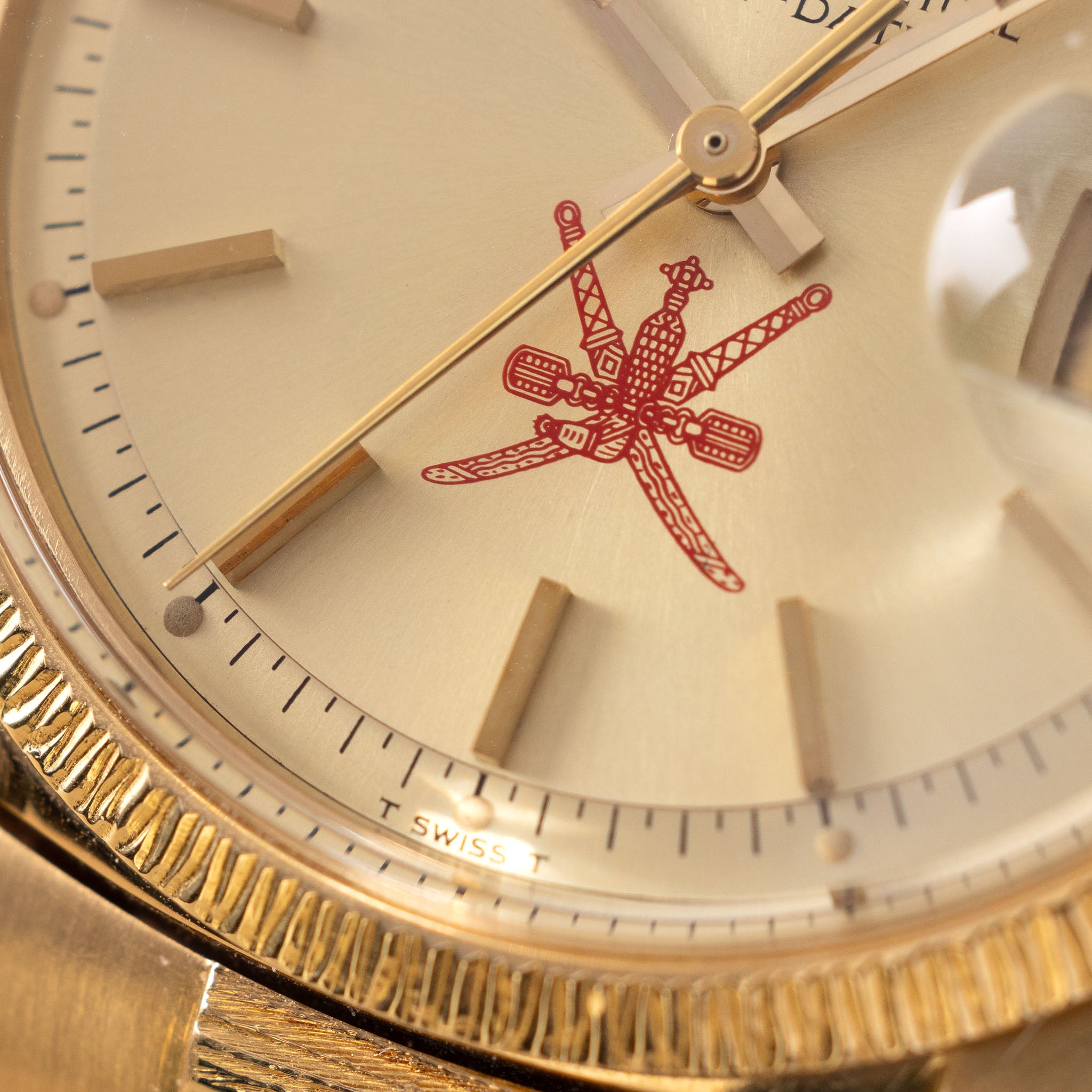 Rolex Day-Date 1807 Oman Khanjar Dial Retailed by Asprey “Bark”