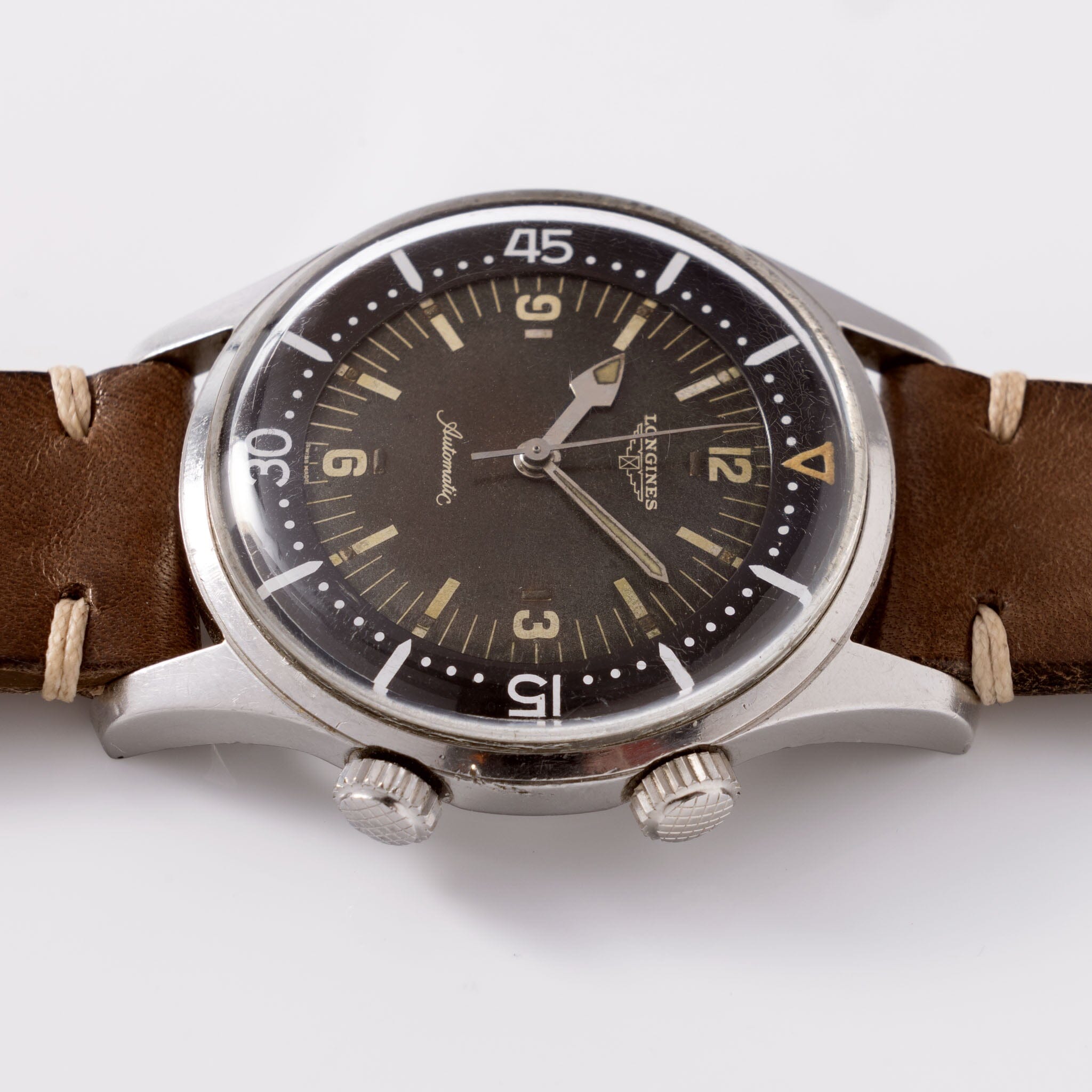 Longines Legend Diver Compressor Tropical Dial Ref 7150-1