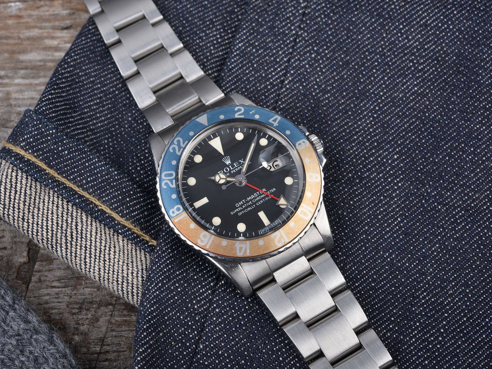 ROLEX 1675 GMT 1971 MK1 LONG E