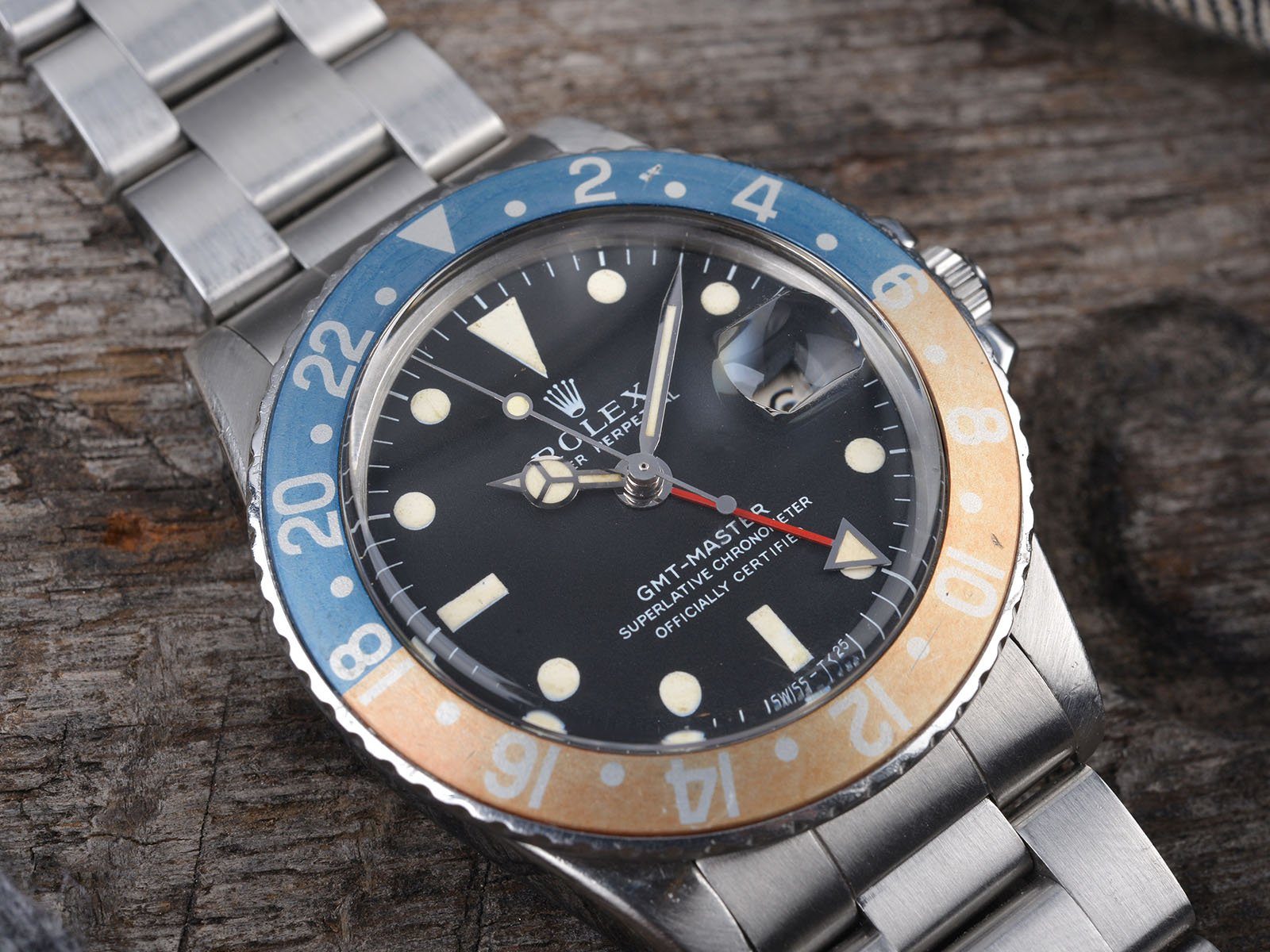 ROLEX 1675 GMT 1971 MK1 LONG E