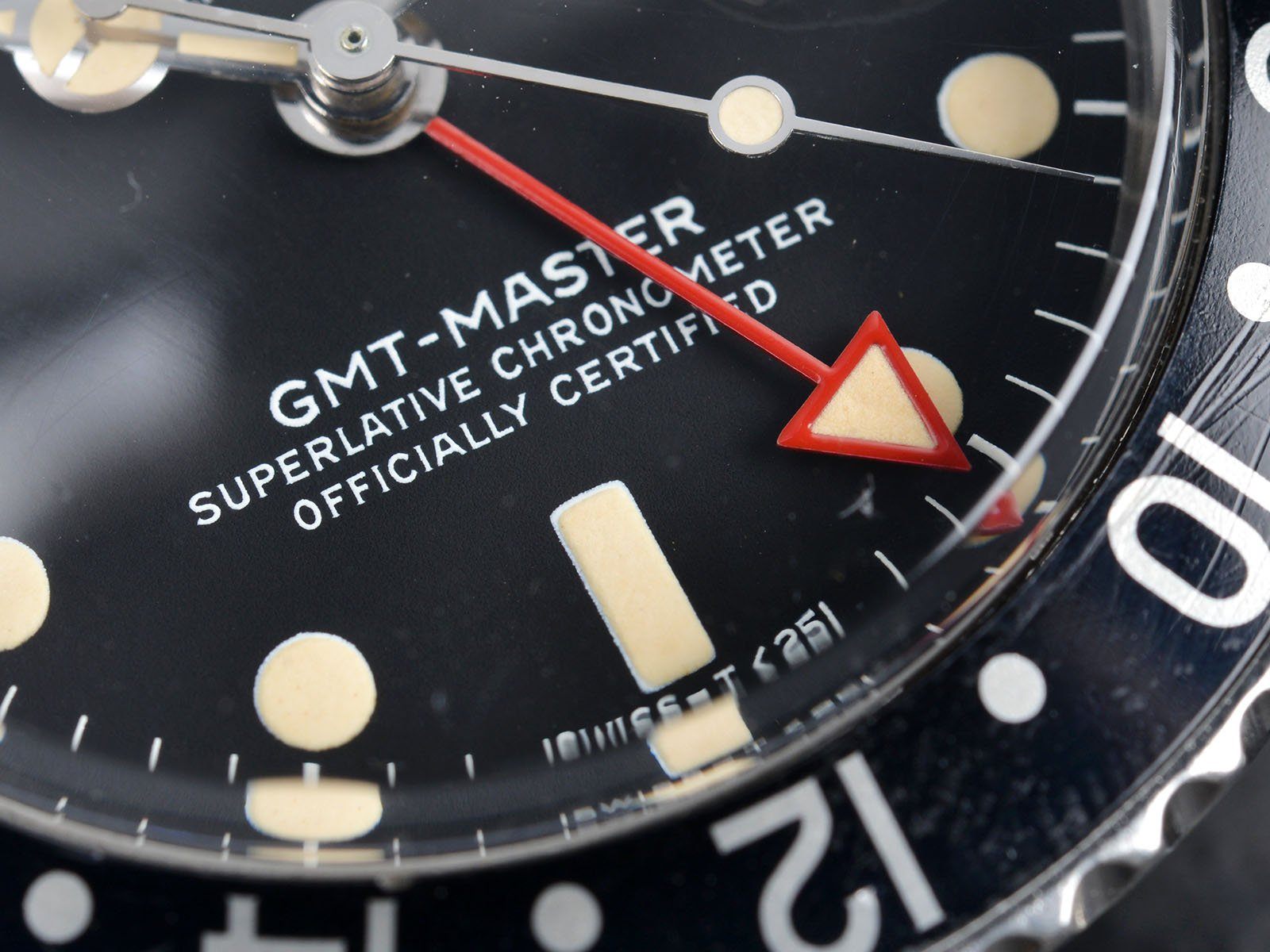 ROLEX ALL RED HAND 1675 MAXI GMT