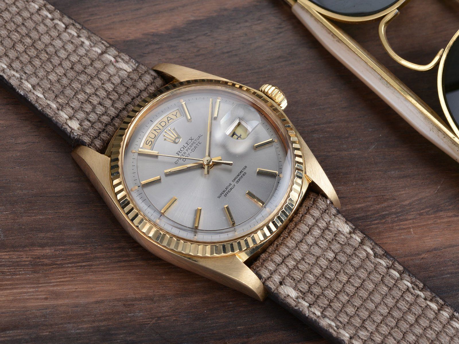 ROLEX 1803 DAYDATE BLUEISH GREY DIAL