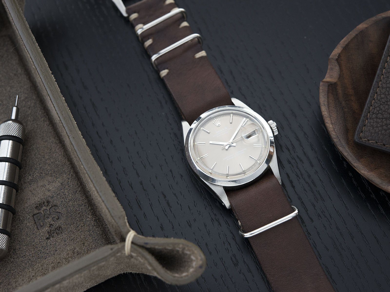 ROLEX 1600 DATEJUST BROWN SIGMA DIAL