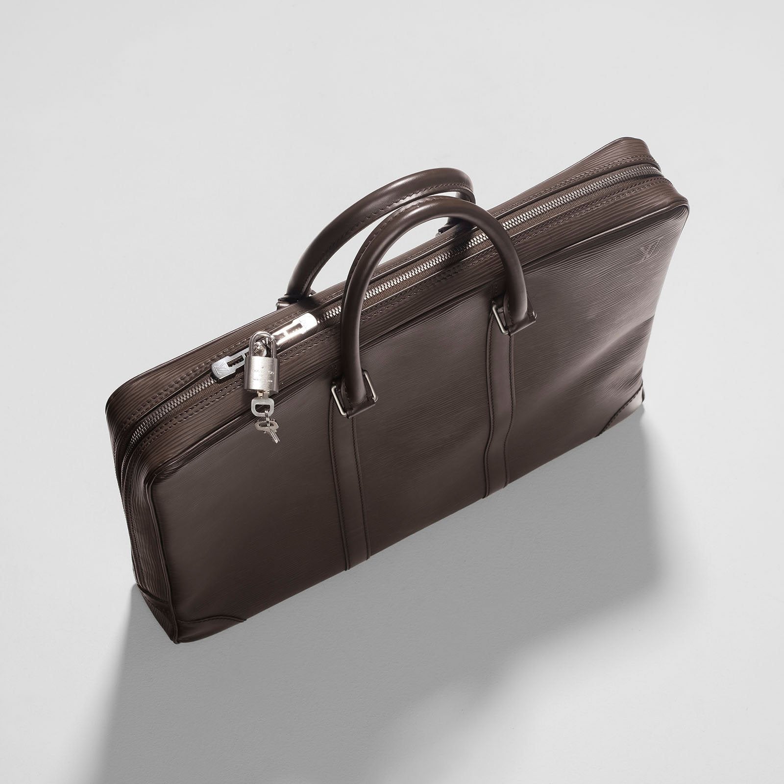 Louis Vuitton Porte Documents Voyage Brown Epi