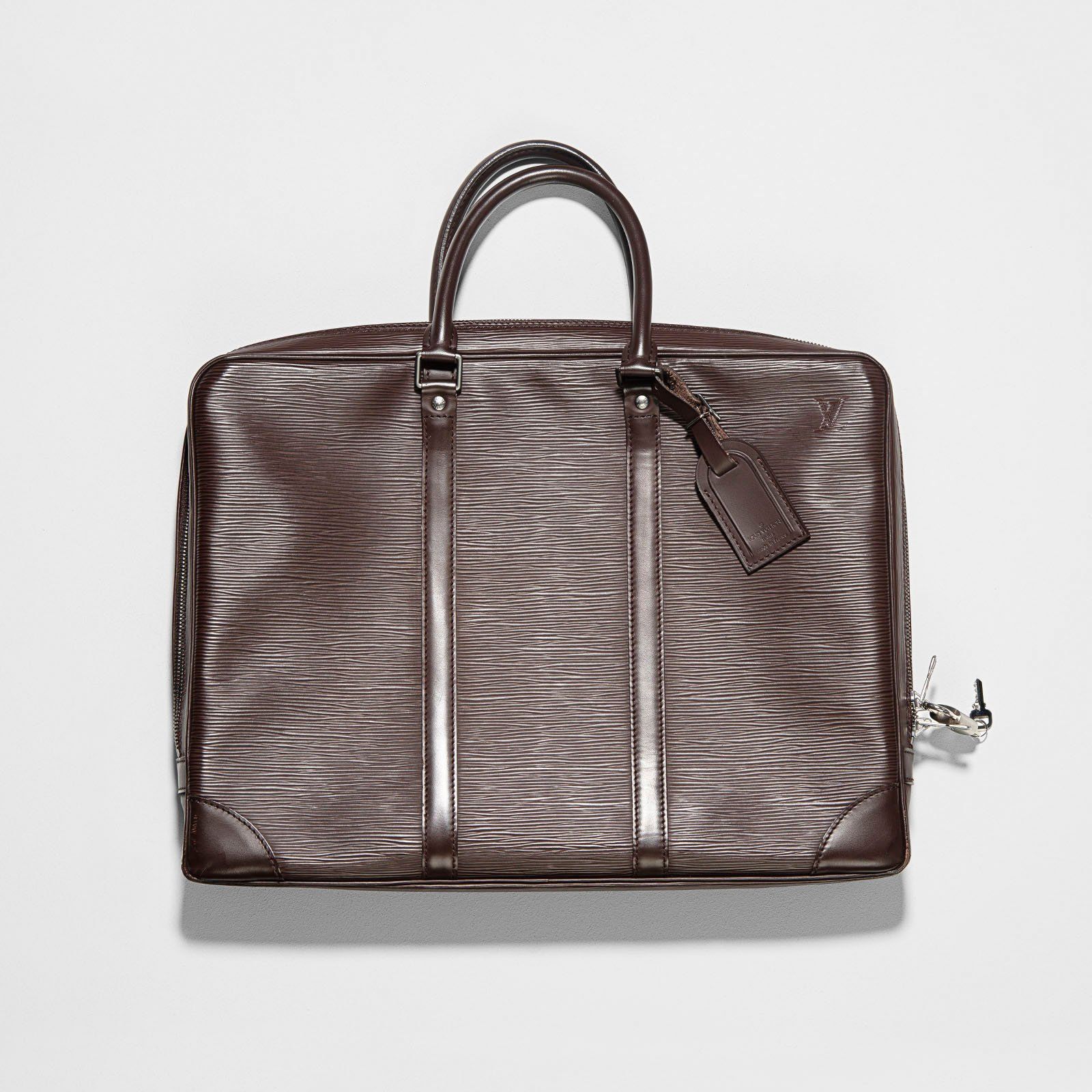 Louis Vuitton Porte Documents Voyage Brown Epi