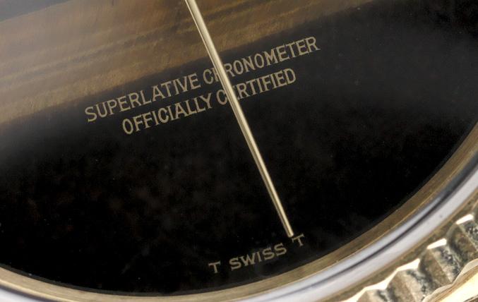 Rolex 16018 Datejust Tiger Eye 18K Yellow Gold