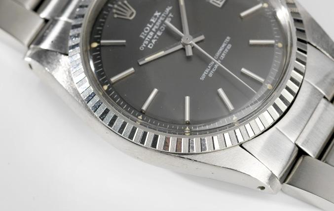 Rolex 1603 Datejust Grey Dial 1972 Tropic Crystal