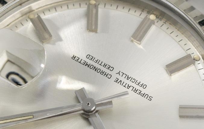 Rolex Datejust Wide Boy Dial Ref. 1601 with papers