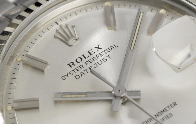 Rolex Datejust Wide Boy Dial Ref. 1601 with papers