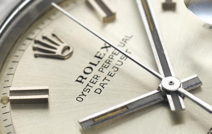 Rolex Datejust 1600 Silver Wide Boy Dial 1968