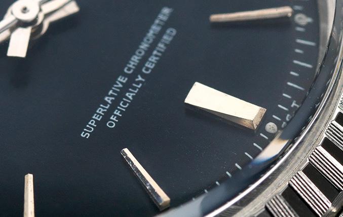 Rolex Datejust Black Door stop Dial 1603