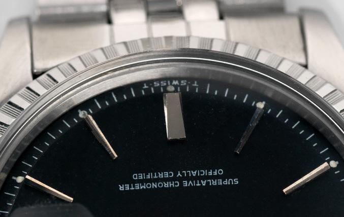 Rolex Datejust Black Door stop Dial 1603