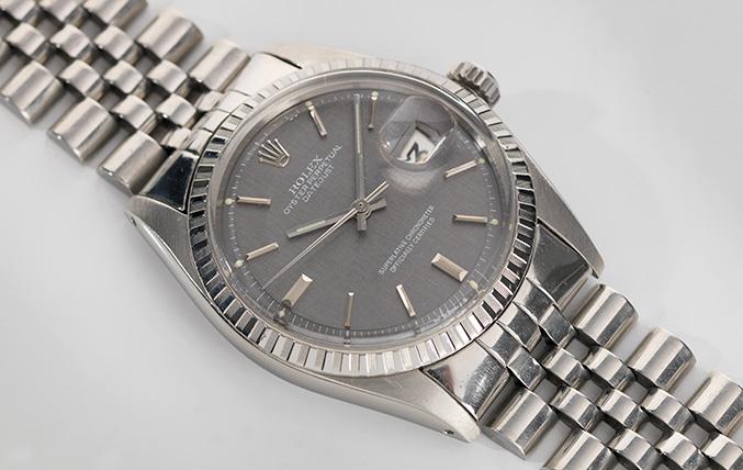 Rolex Datejust Grey Linen ‘Sigma’ Dial 1603