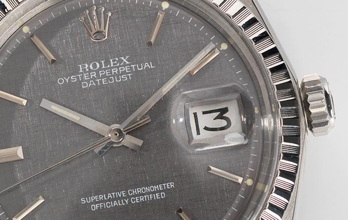 Rolex Datejust Grey Linen ‘Sigma’ Dial 1603