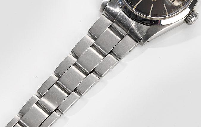 Rolex Date Black Gilt Tropical Dial Reference 1500