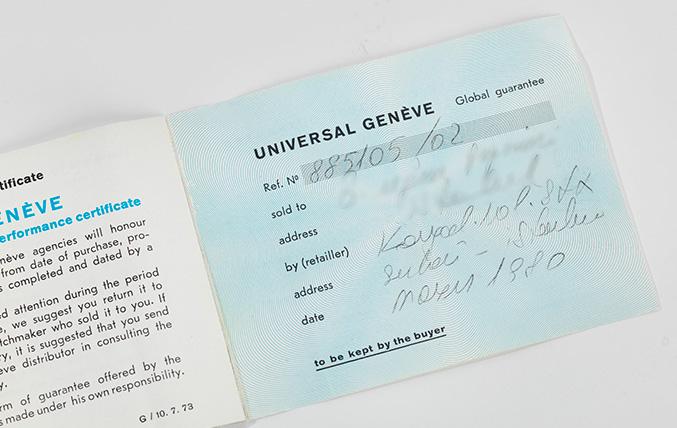 Universal Geneve Nina Rindt Reference 885105/02