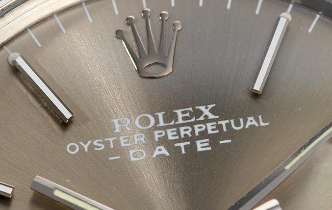 Rolex Date Grey Sigma Dial Reference 1500