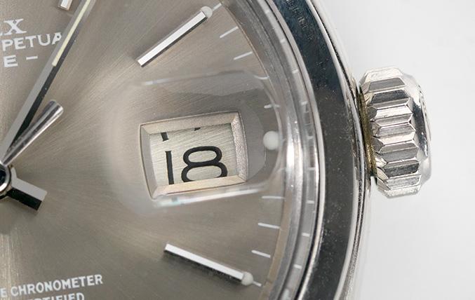 Rolex Date Grey Sigma Dial Reference 1500