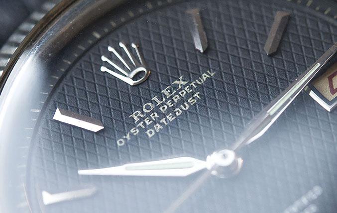 Rolex Datejust Black Honeycomb Dial 6305-1