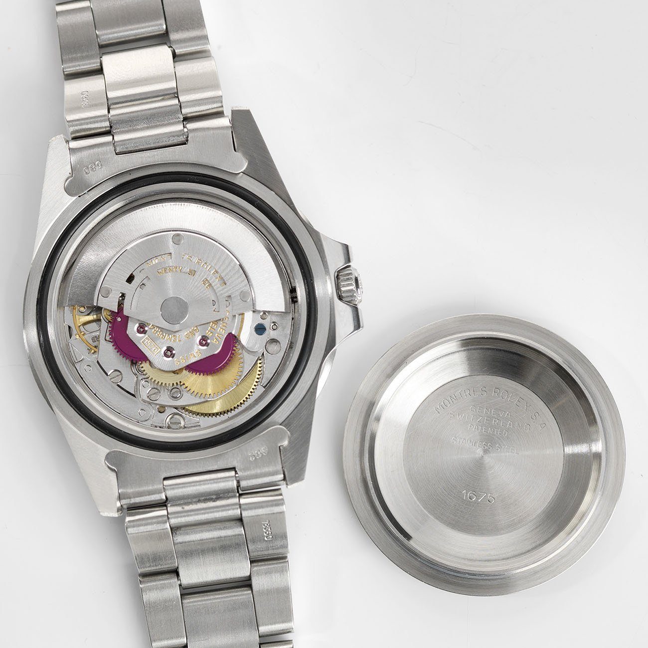 Rolex 1675 GMT Master Mk5 Maxi Dial Pink Lady