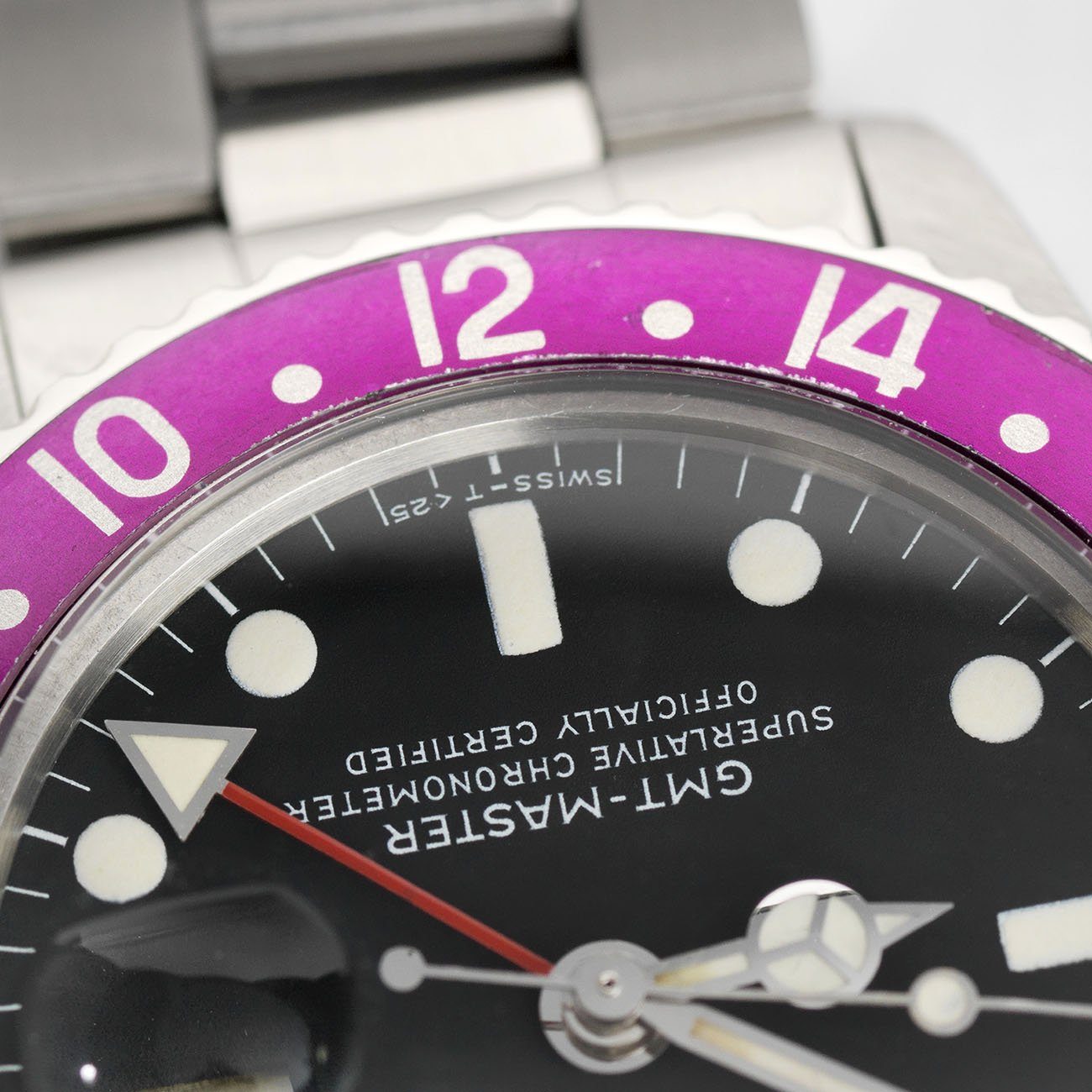 Rolex 1675 GMT Master Mk5 Maxi Dial Pink Lady