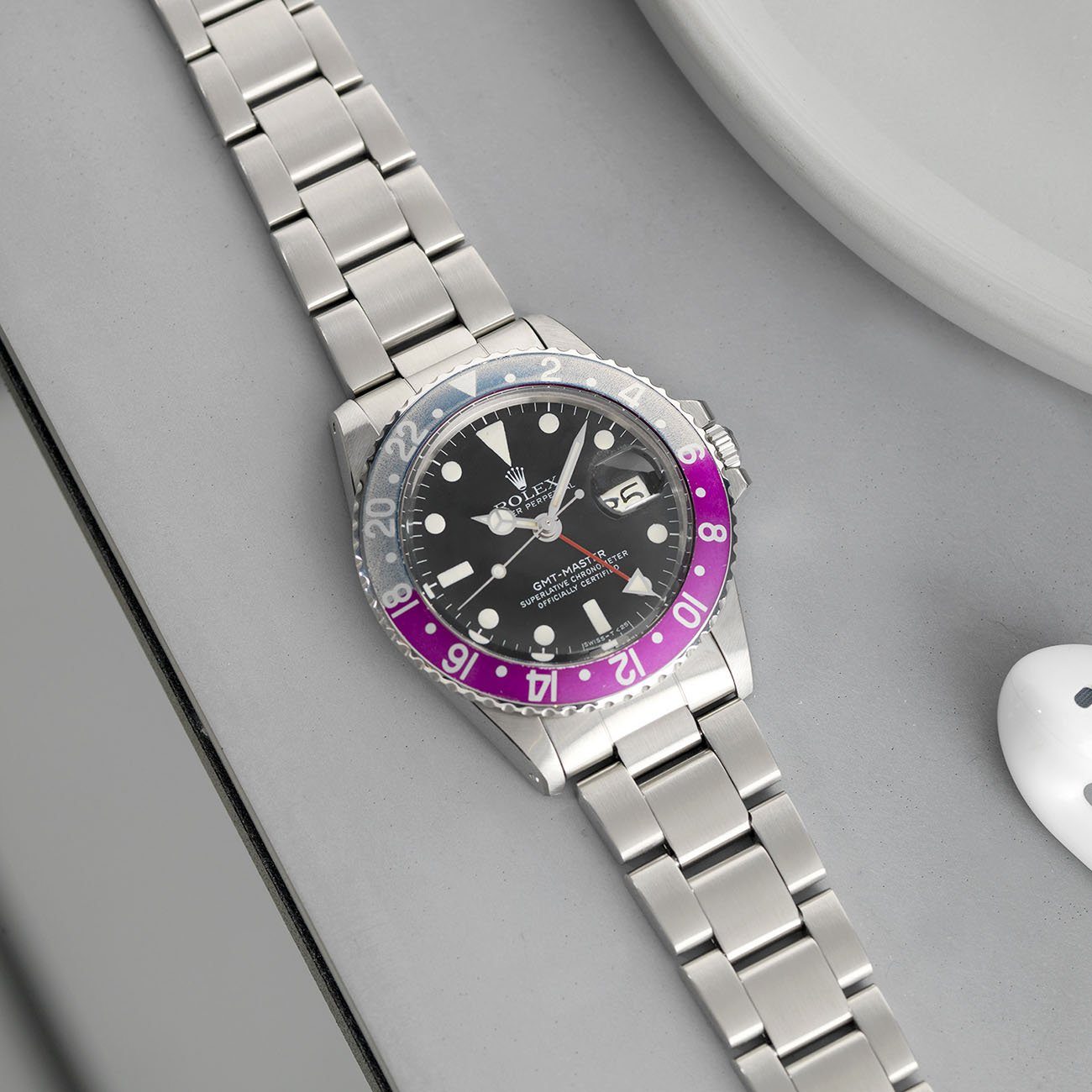 Rolex 1675 GMT Master Mk5 Maxi Dial Pink Lady
