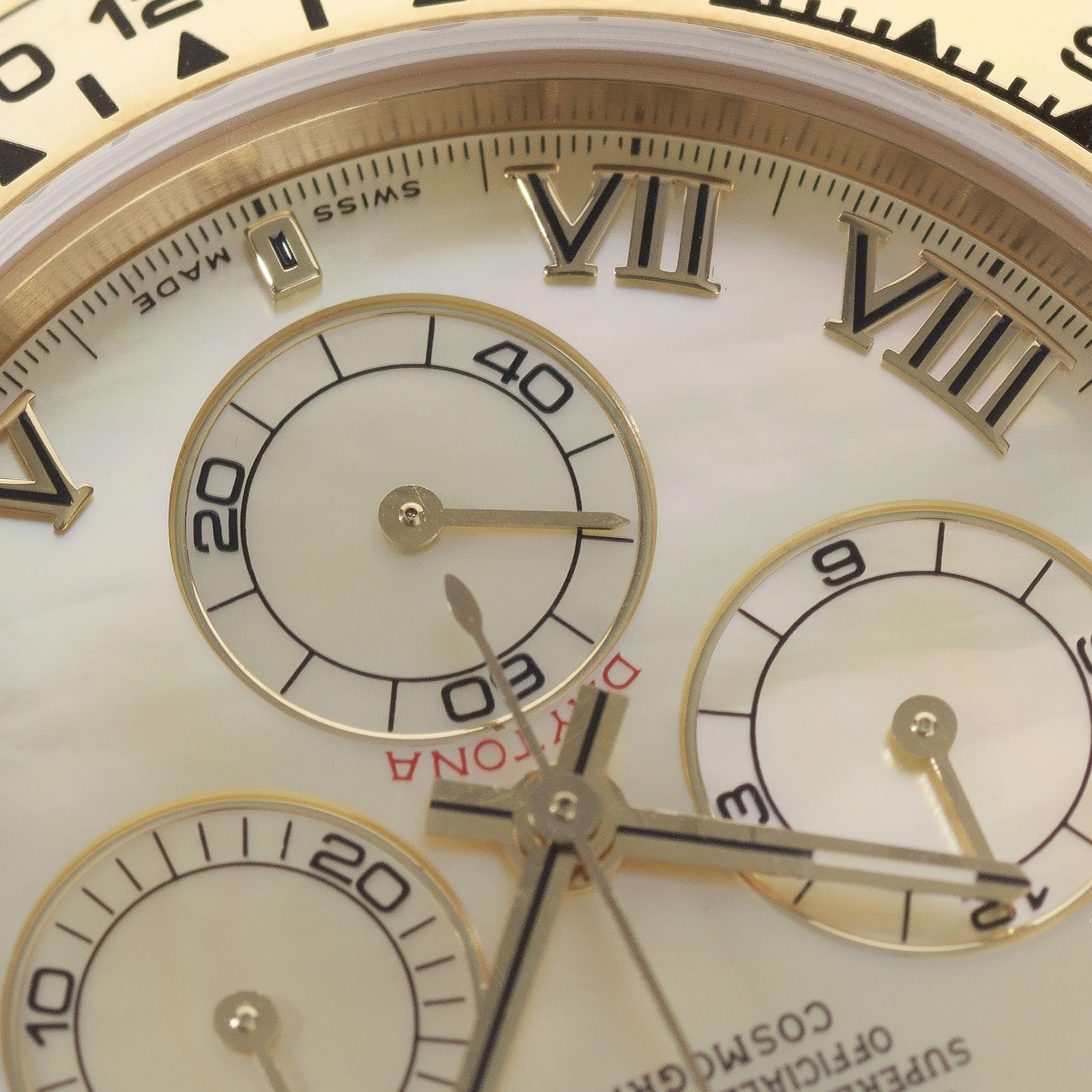 Rolex Daytona Yellow Gold 116518 Mother of Pearl