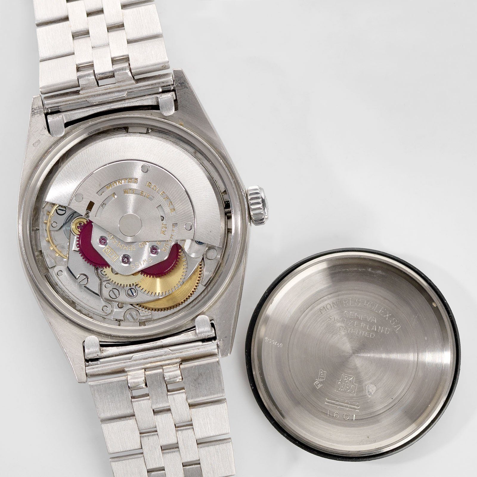 Rolex White Gold Datejust Tropical Dial Reference 1601