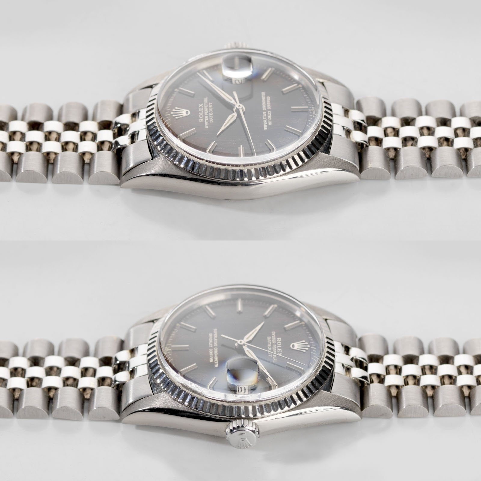 Rolex White Gold Datejust Tropical Dial Reference 1601