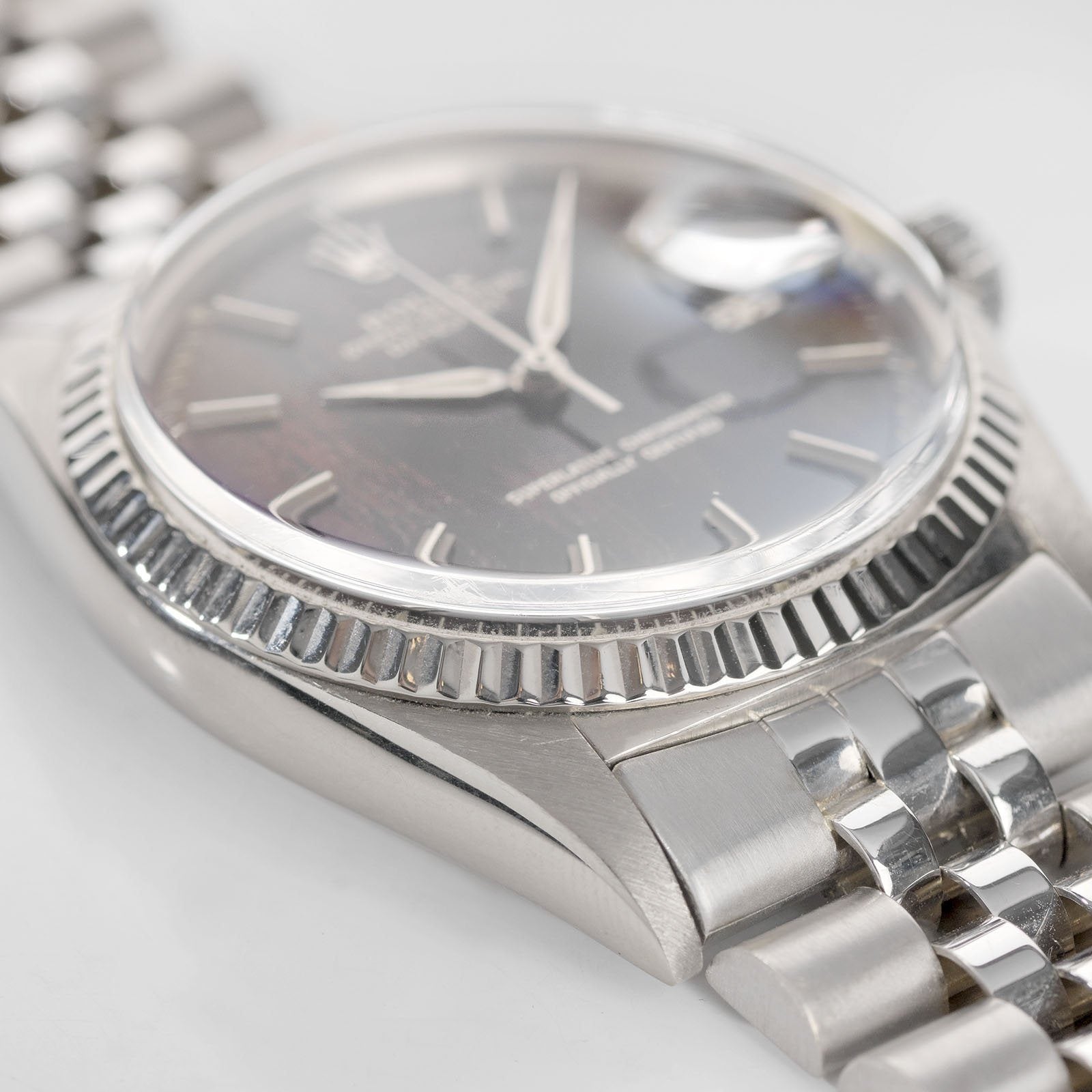 Rolex White Gold Datejust Tropical Dial Reference 1601