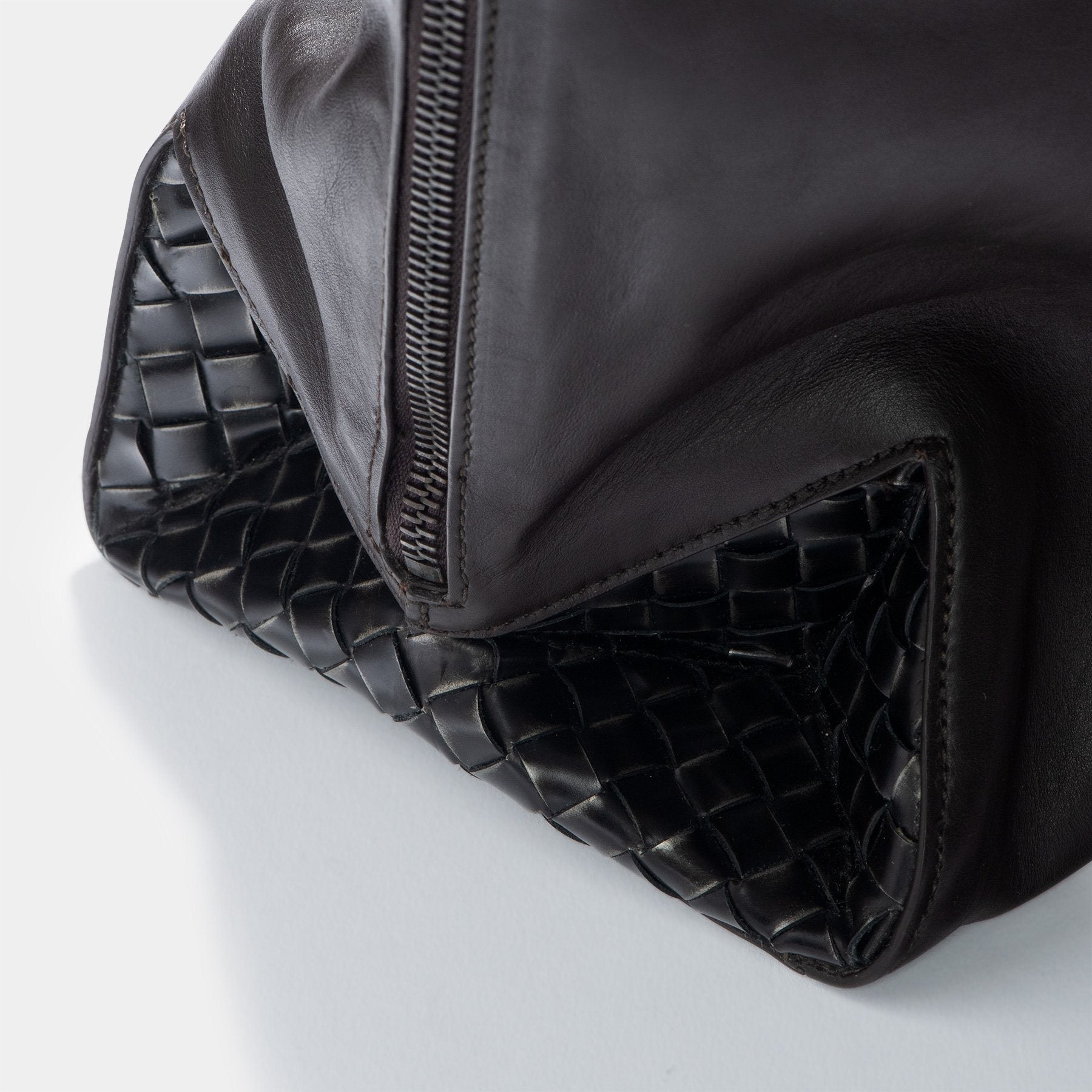 BOTTEGA VENETA BOWN INTRECCIATO BUSINESS BAG