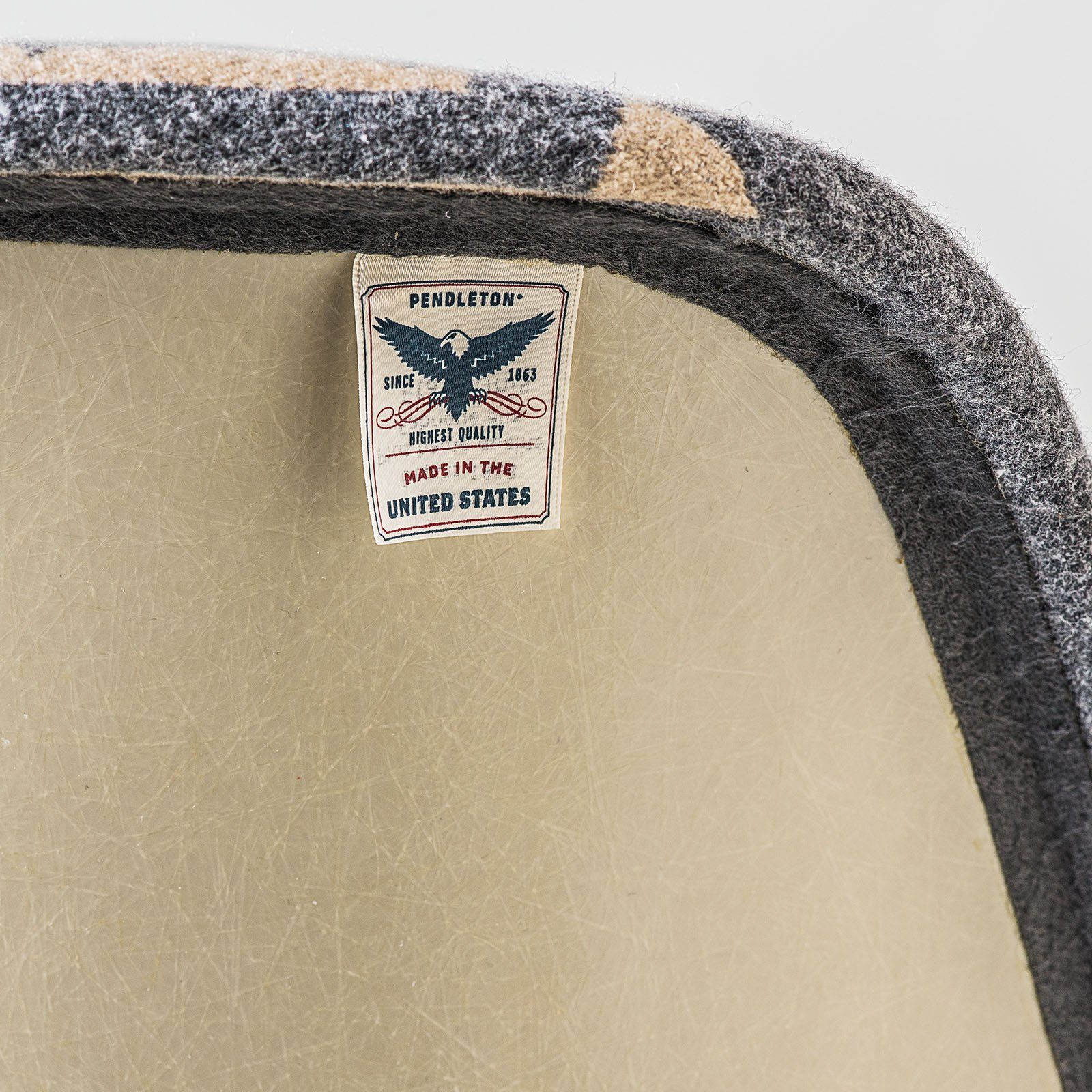 1960s Unique Pendelton Eames Side Chair Grey