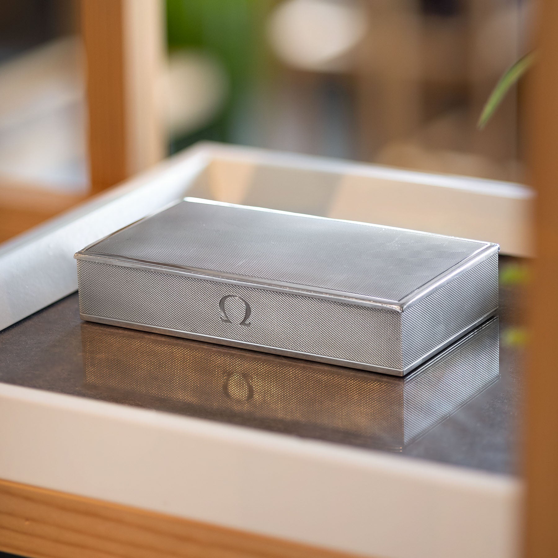 1950s Omega Sterling Silver Casket Box