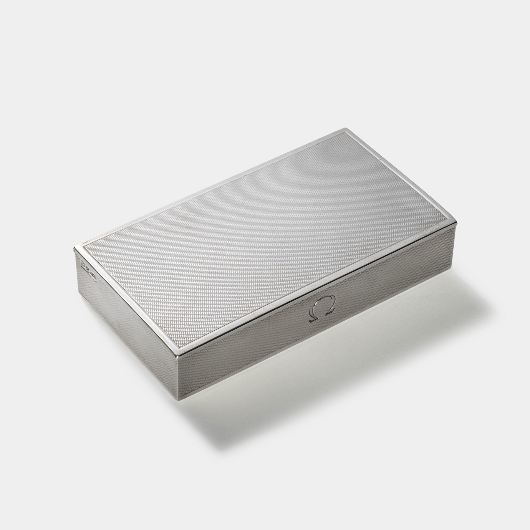 1950s Omega Sterling Silver Casket Box