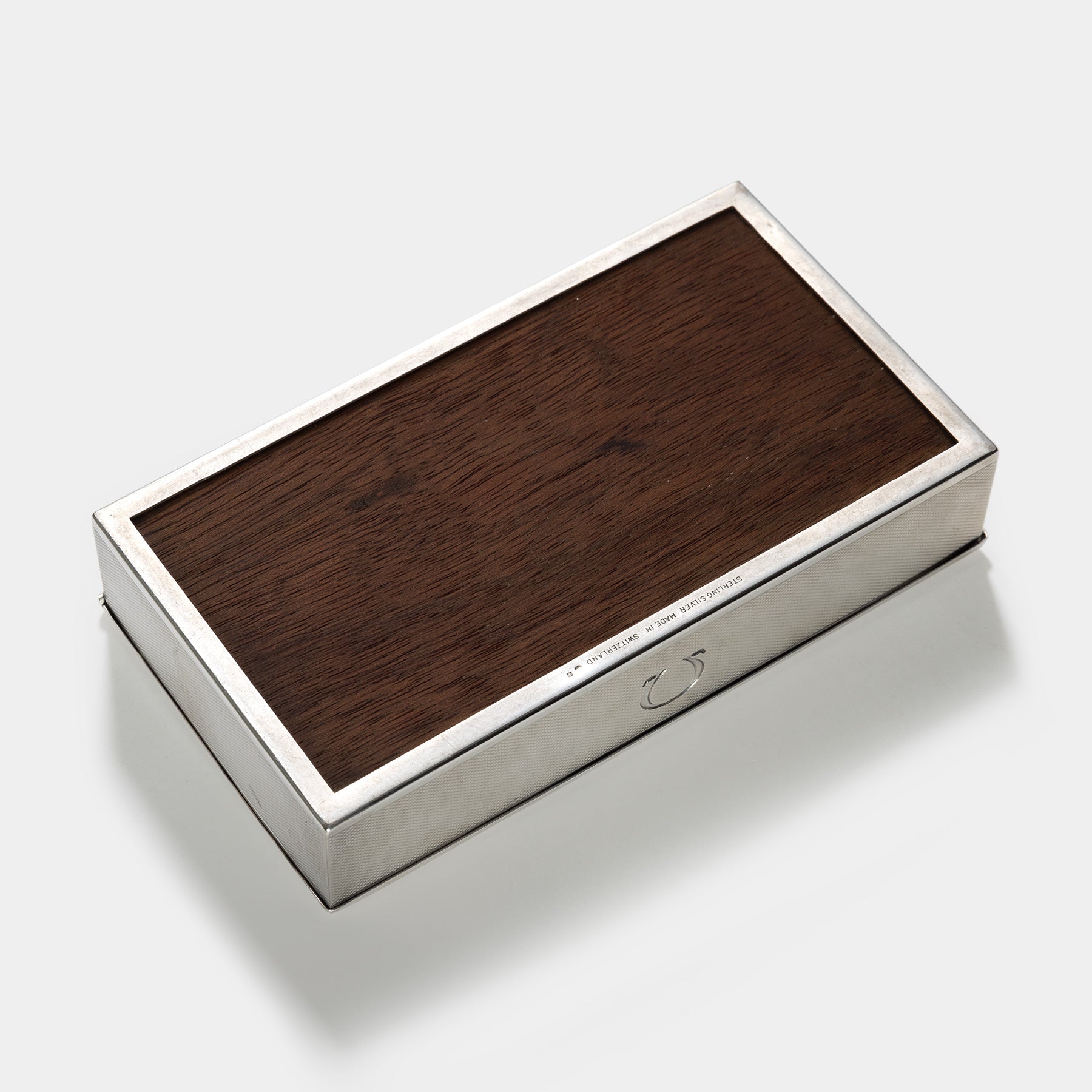 1950s Omega Sterling Silver Casket Box